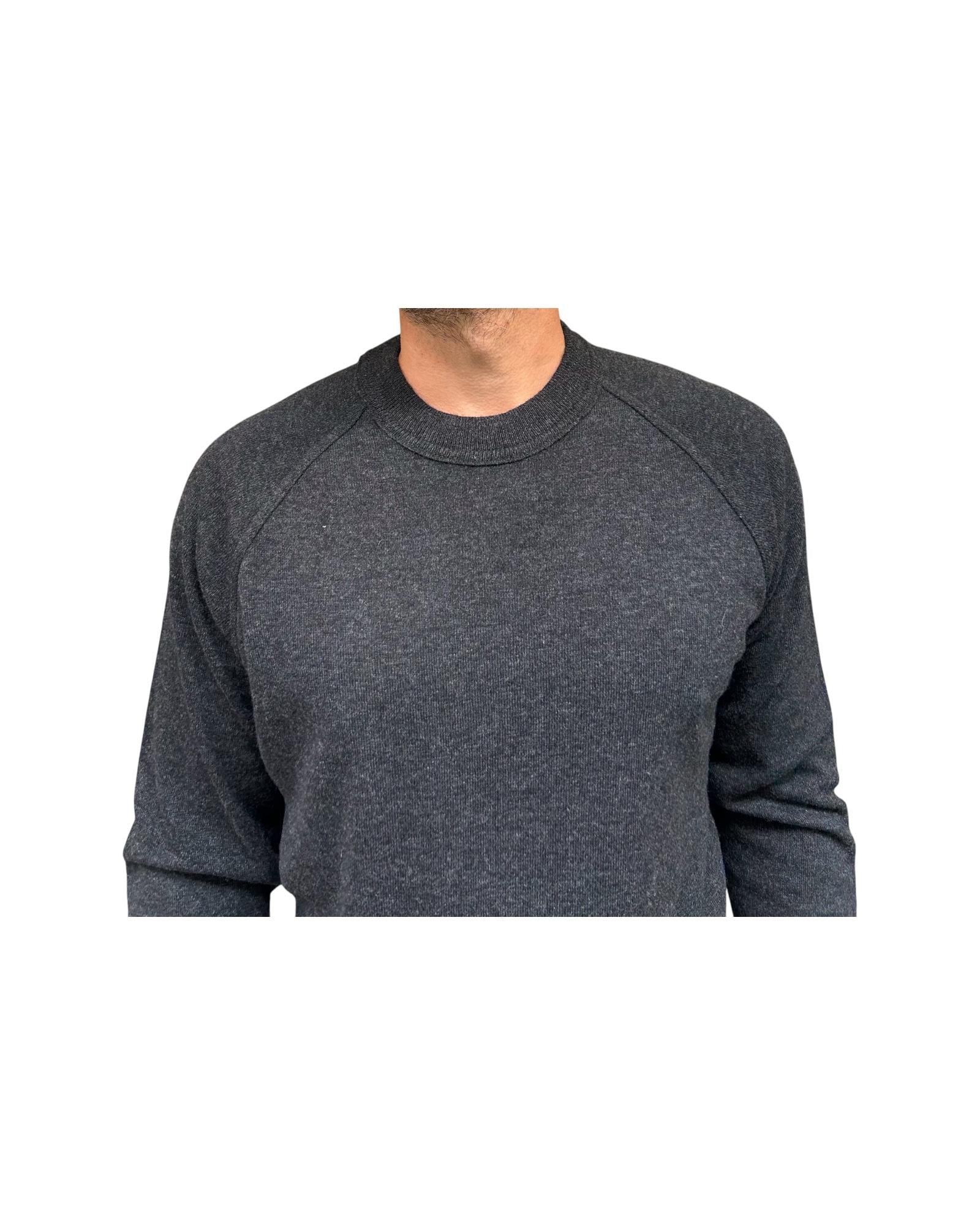 Maglione taglio felpa Dark grey W9009 DARK GREY BL'KER 