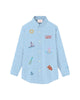 Camicia Brigitte Seersucker stripes bee