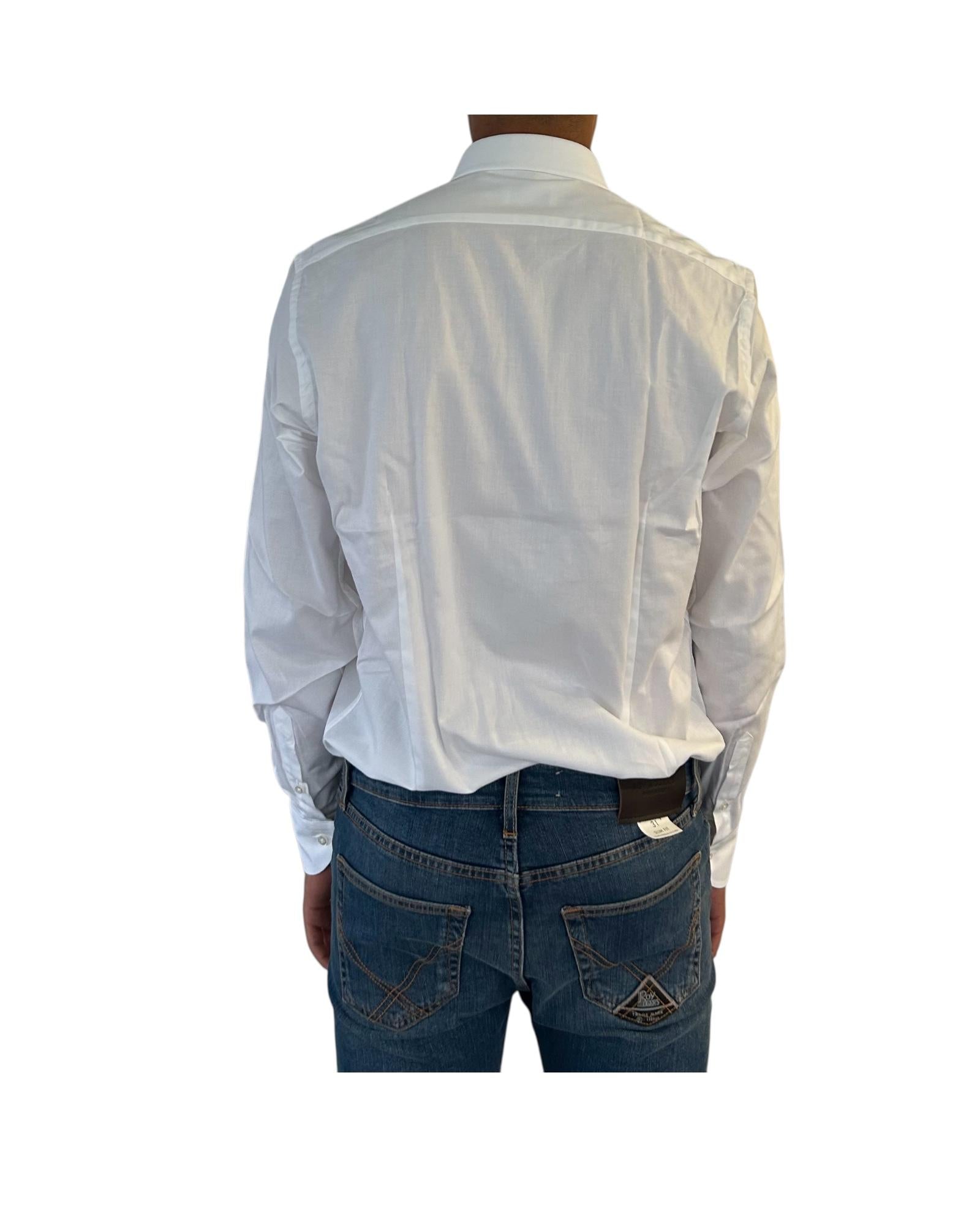 Camicia Uomo in cotone armaturato Bianco 2798SS35TS0209 001 MONTESANTO 