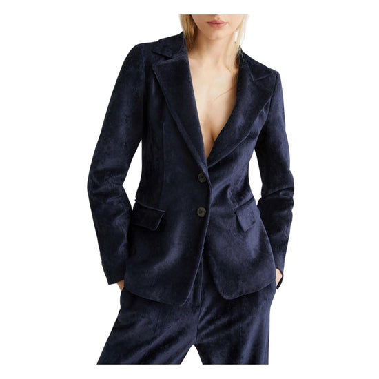 Blazer monopetto in velluto a coste Blu IDALIO 003 MARELLA 