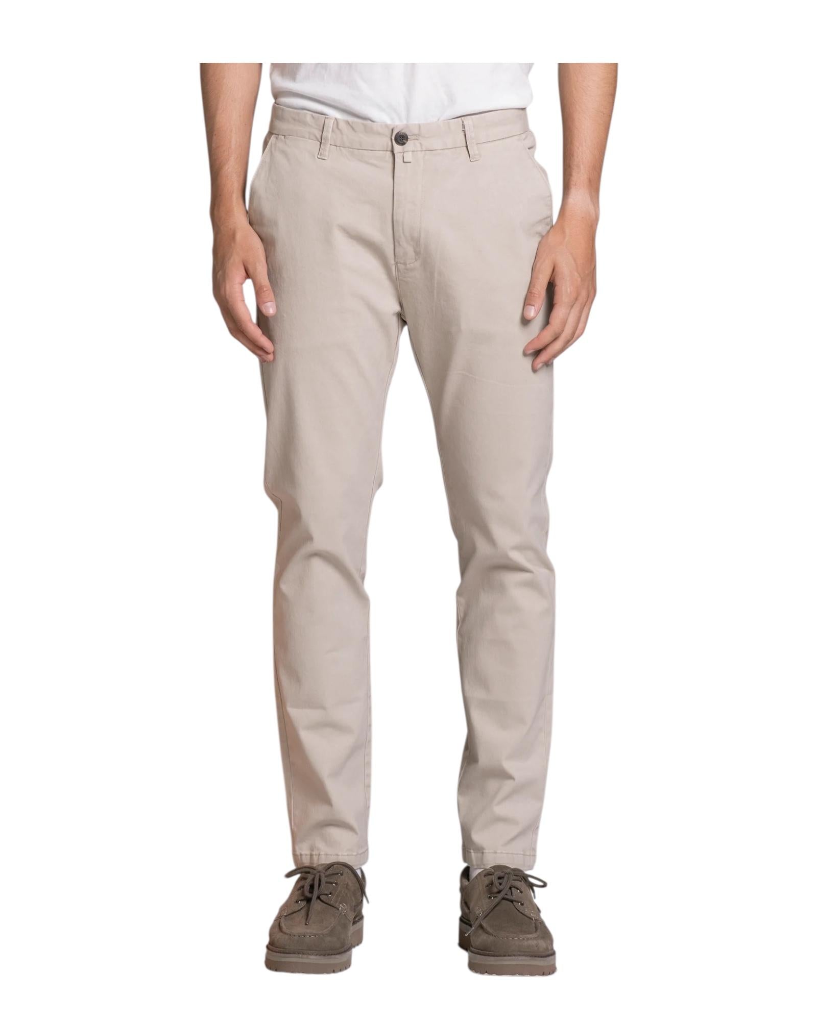 Pantalone in twill stretch Beige BRYAN TWSC51 IMPURE 