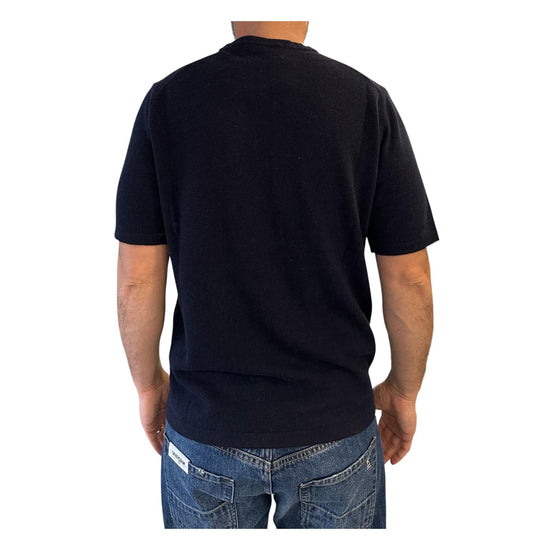 Maglia a maniche corte Blu 0037 23 WOOL&CO 