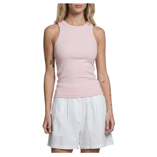 Canotta a coste Sand pink LARA JSO271 IMPURE 