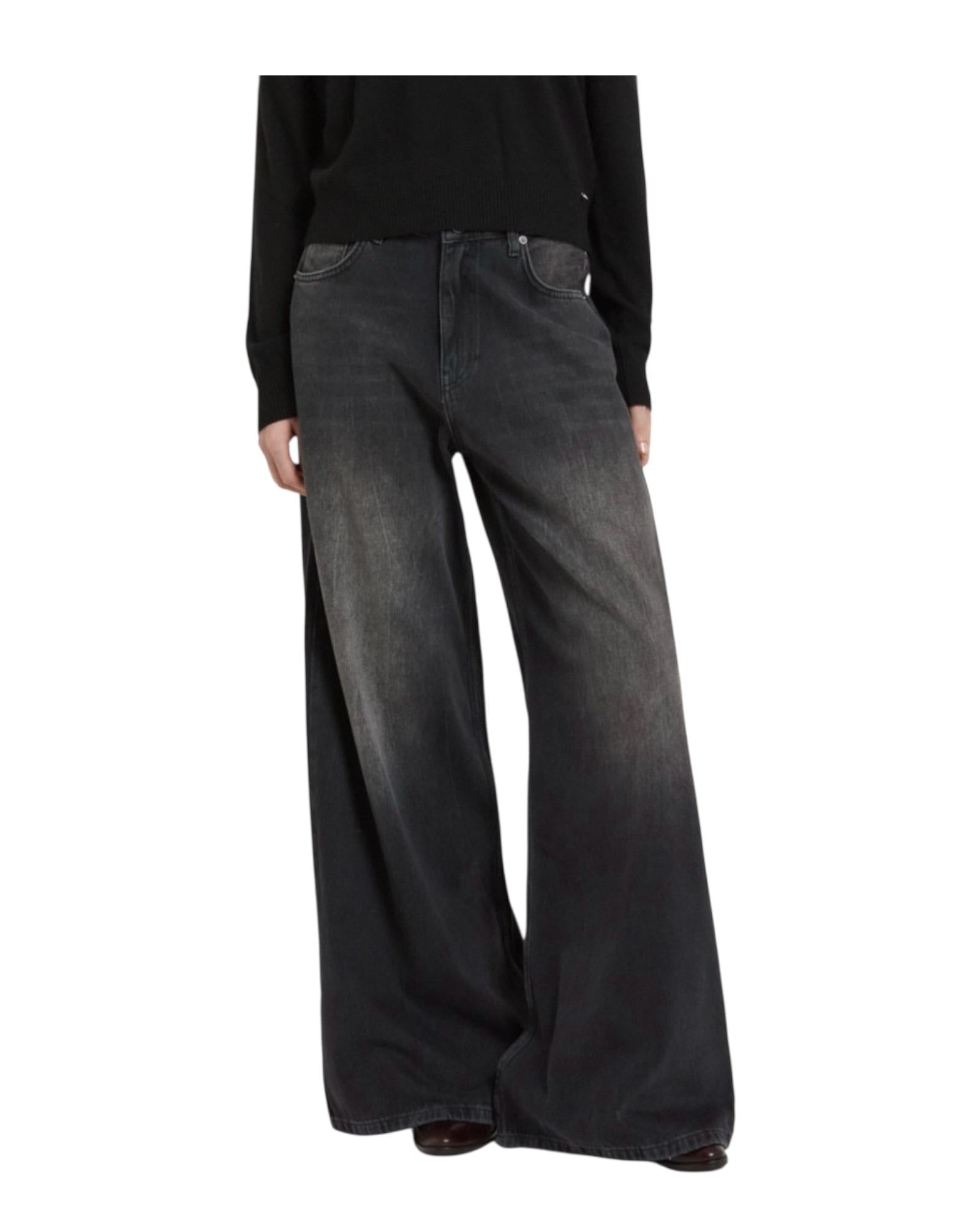 Jeans super wide Nero JEA DP9869 UNICA OTTOD'AME 