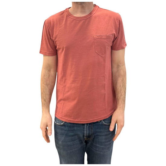T-shirt Uomo Casco Bay Fiammata Faded red 1001 FADED RED BL'KER 
