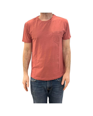 T-shirt Uomo Casco Bay Fiammata Faded red 1001 FADED RED BL'KER 