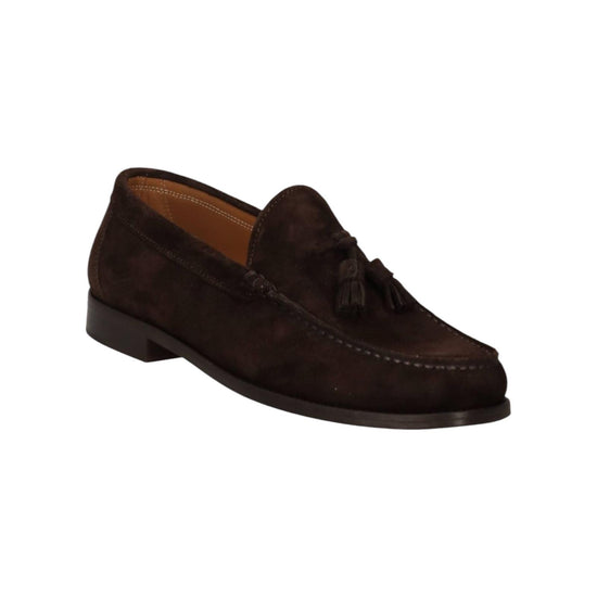Mocassino con nappine in camoscio Testa di moro SBG1020 TESTA DI MORO KEBO 