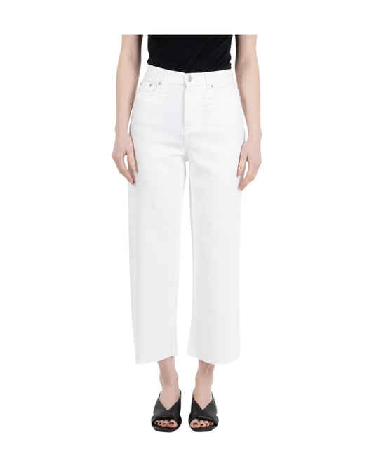 Jeans Rita Cropped Old reverse Optic white RND043P4352716 C0014 ROY ROGER'S 