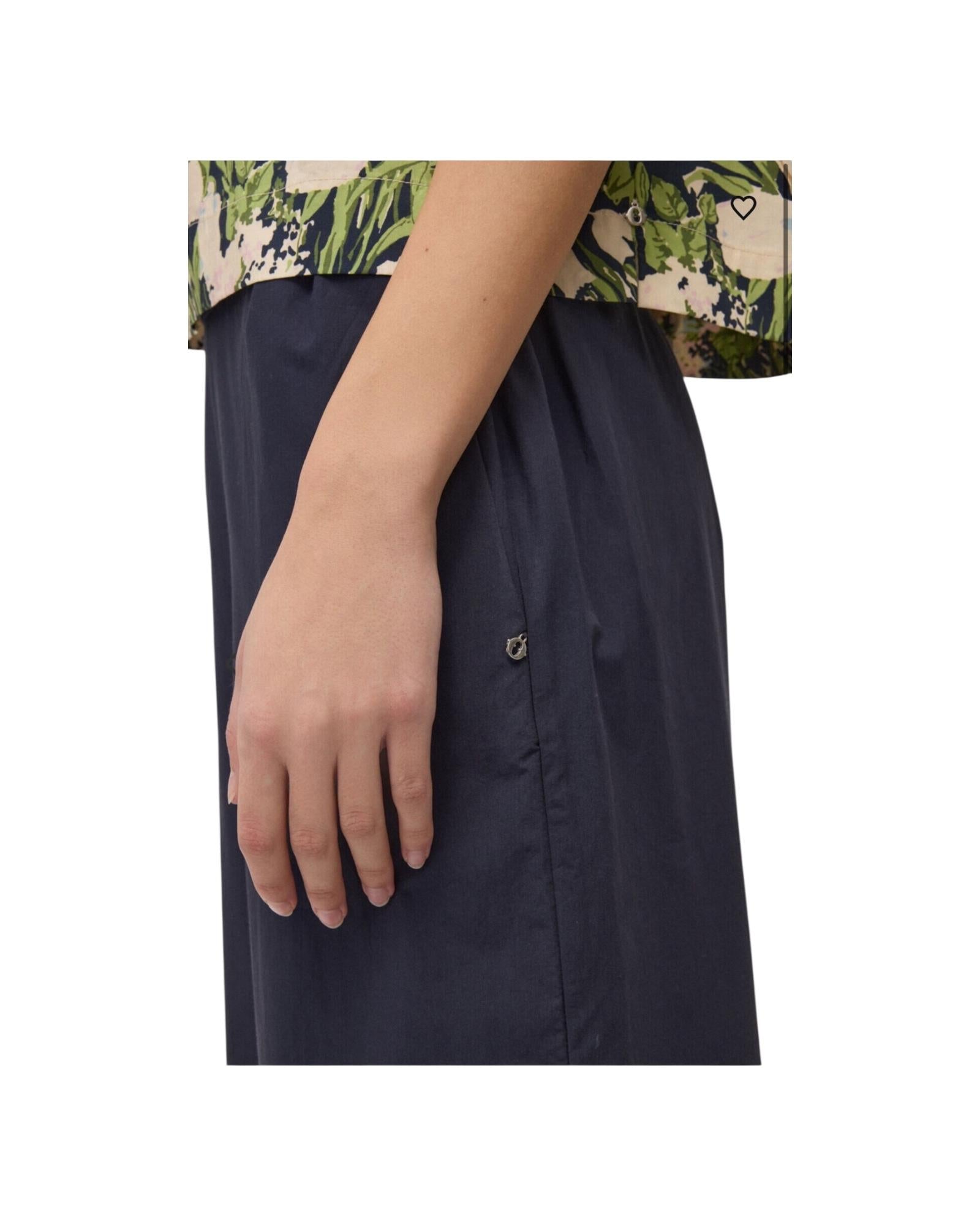 Pantalone cropped in popeline Night PCH DP9741 NIGHT OTTOD'AME 