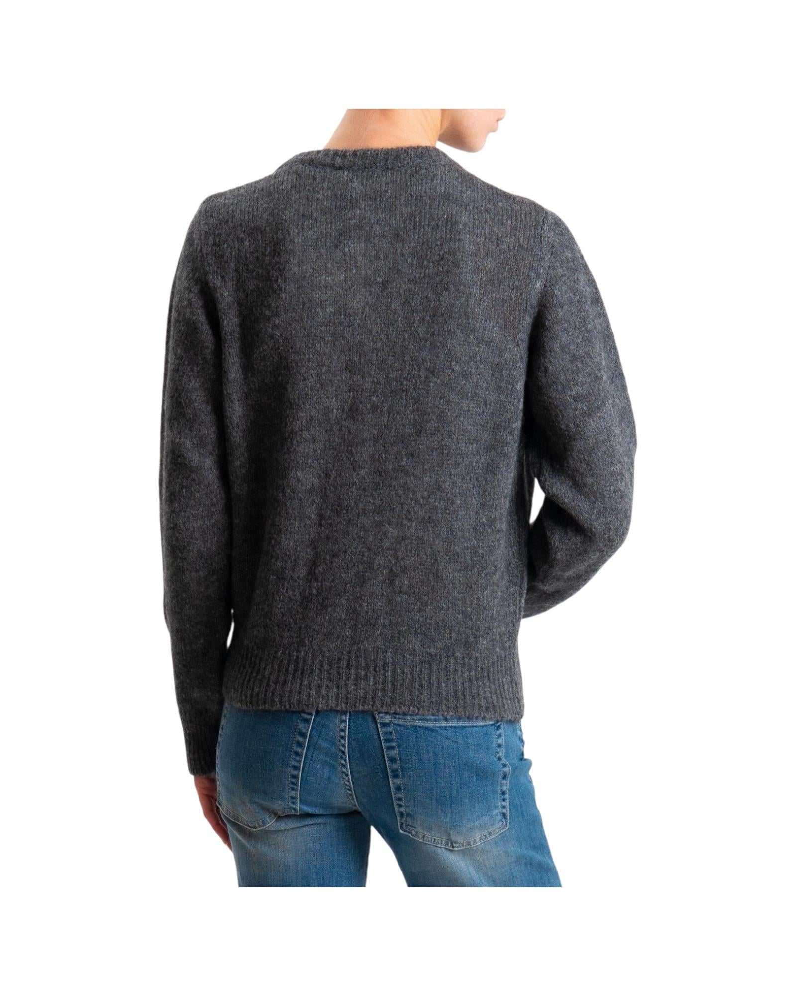 Cardigan misto alpaca Grigio 55195F GRIGIO VICOLO 