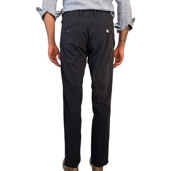 Pantalone Carnaby Popeline Dark navy 001 CARNABY POPELINE DARK NAVY MODFITTERS 