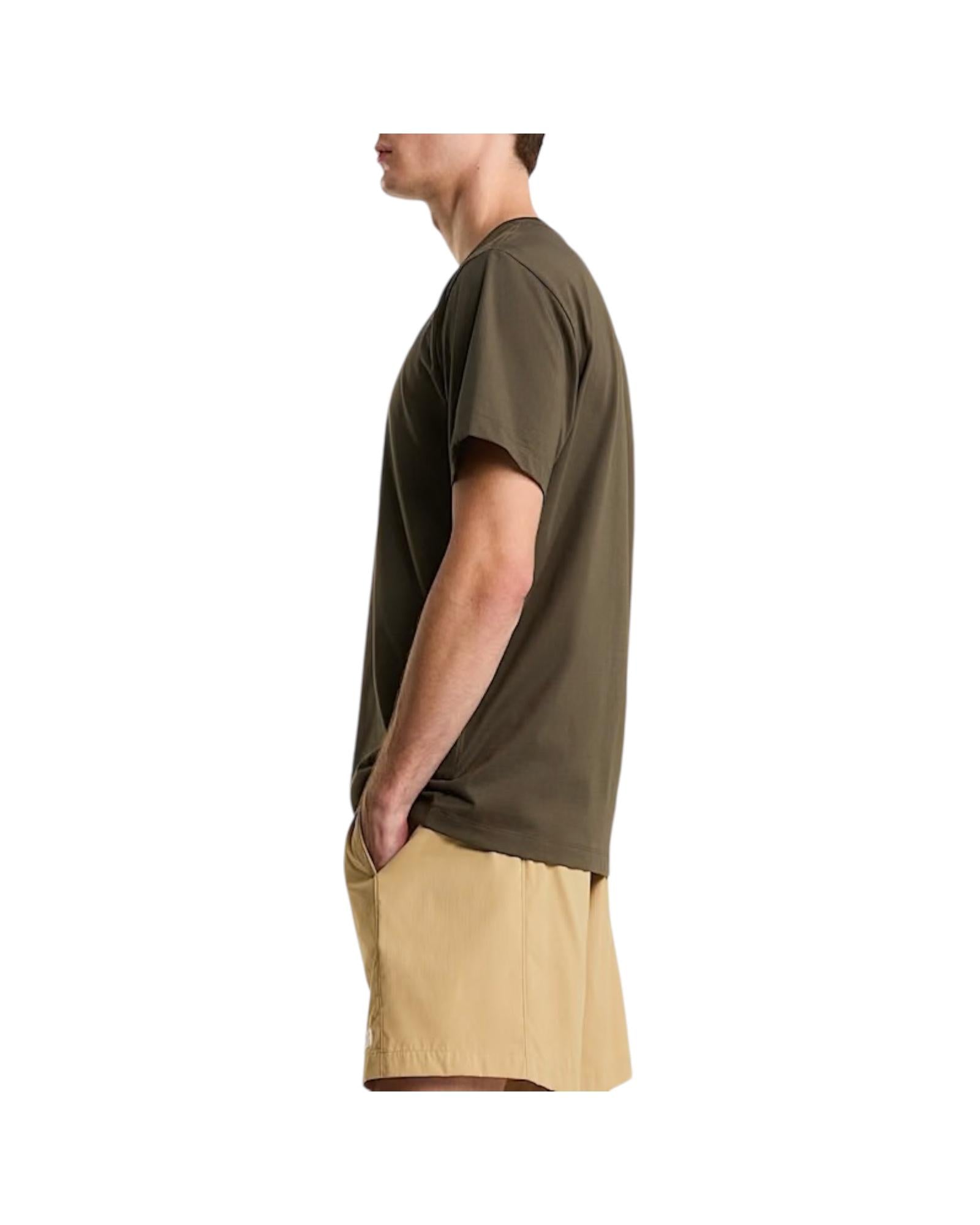 T-shirt Evolution simple dome New taupe green M EVO SD REG GREEN THE NORTH FACE 