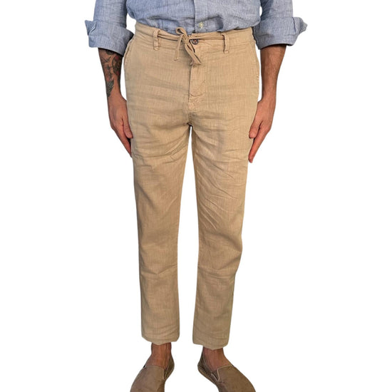 Pantalaccio misto lino Khaki GK713 KHAKI RE.VI.VAL 