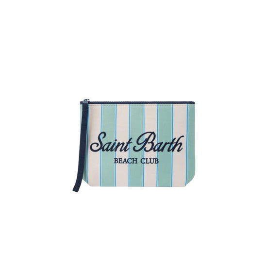 Pochette Aline ins cuba a righe Verde ALIN001 00606L MC2 SAINT BARTH 