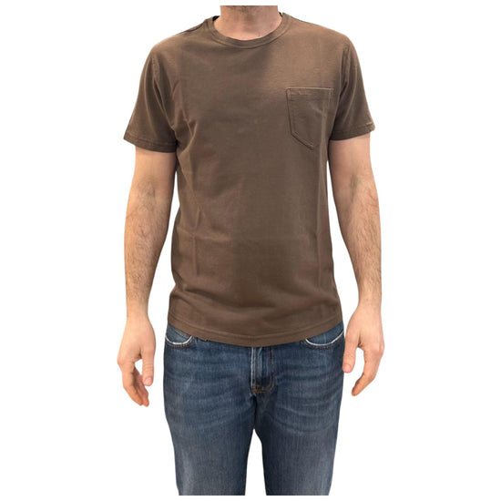 T-shirt Uomo Orchard Piquet Brown 1003 BROWN BL'KER 