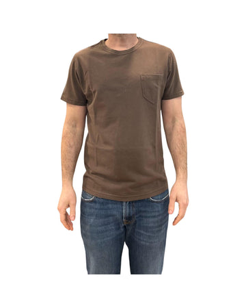 T-shirt Uomo Orchard Piquet Brown 1003 BROWN BL'KER 