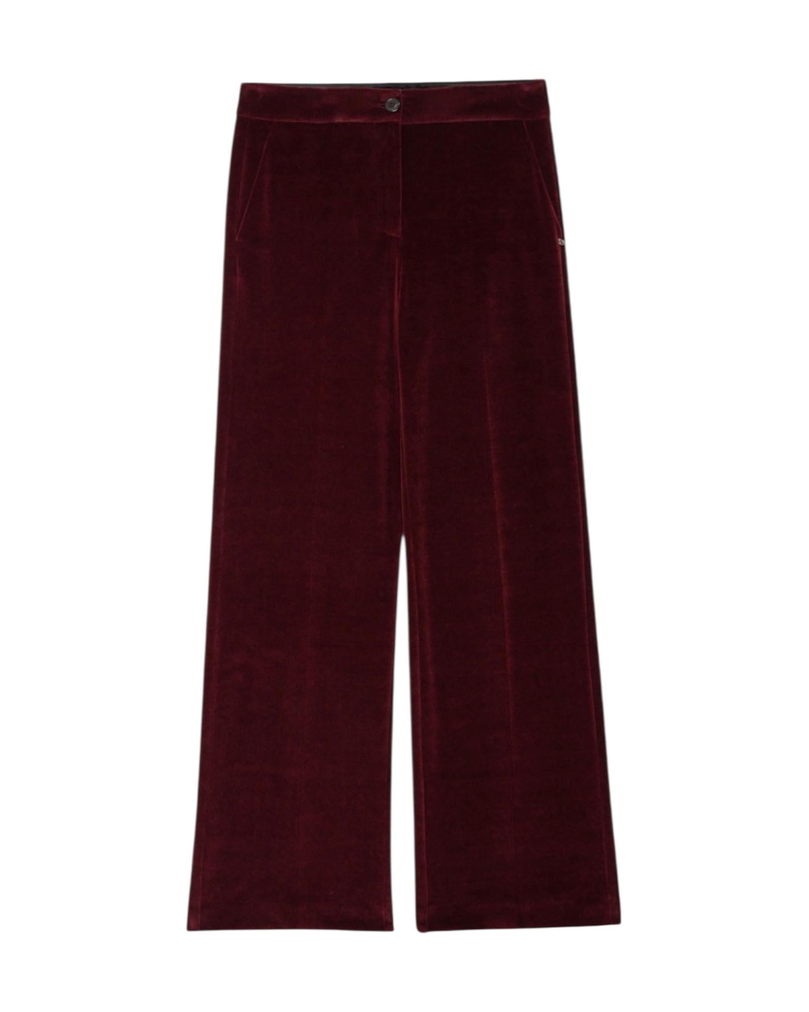 Pantalone Palazzo in velluto Rouge Noir CHX DP9898 ROUGE NOIR OTTOD'AME 