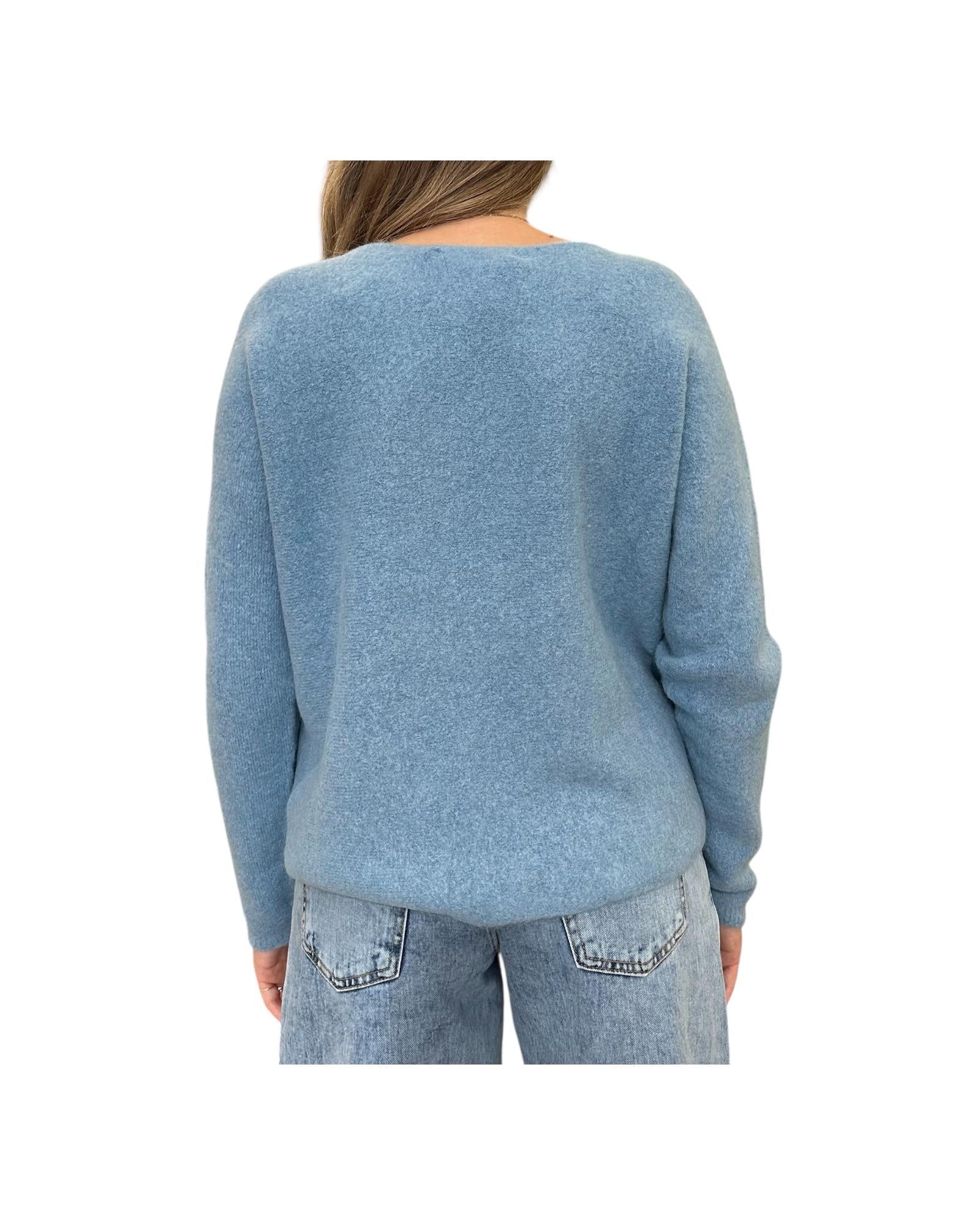 Maglione girocollo Acqua marina M61 827 20 Floor