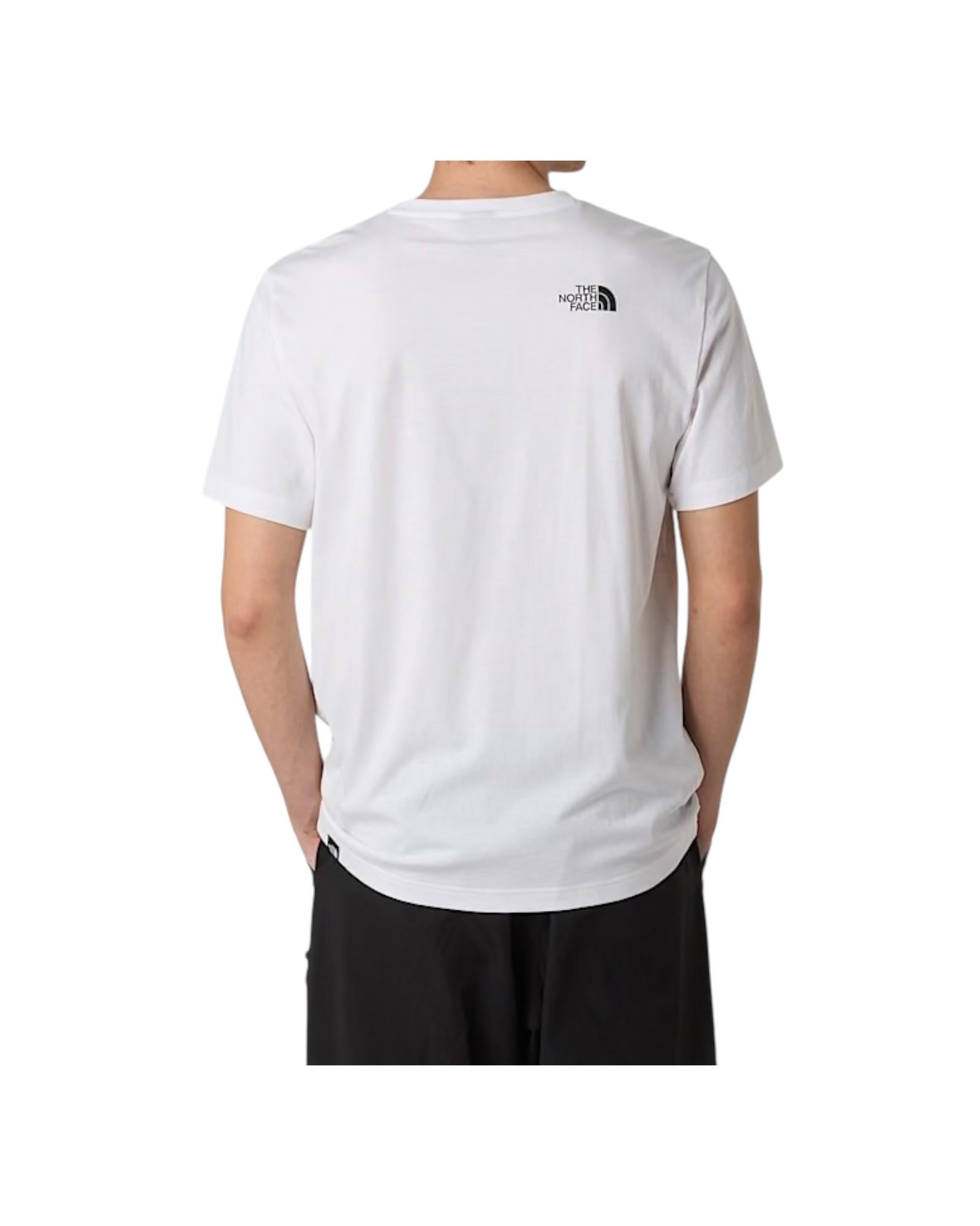 T-shirt Simple Dome White NF0A87NG WHITE THE NORTH FACE 