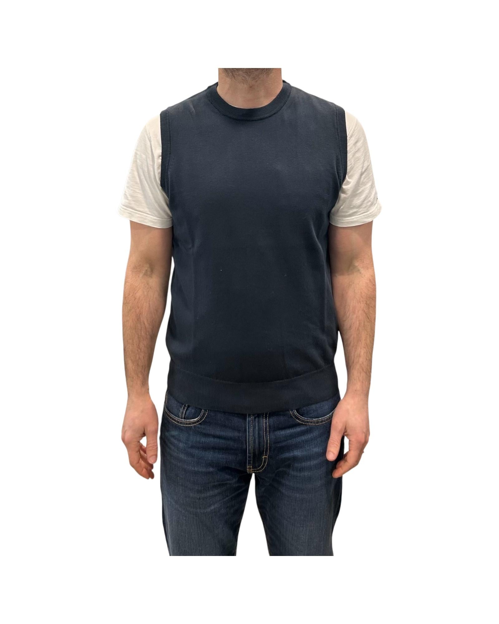 Gilet in cotone Blu 14289 108 RETOIS 