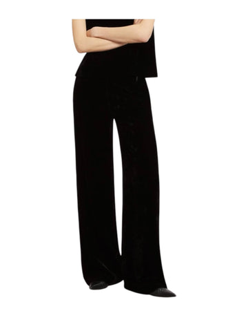 Pantalone palazzo fluido Nero RXE TP9921 NERO OTTOD'AME 