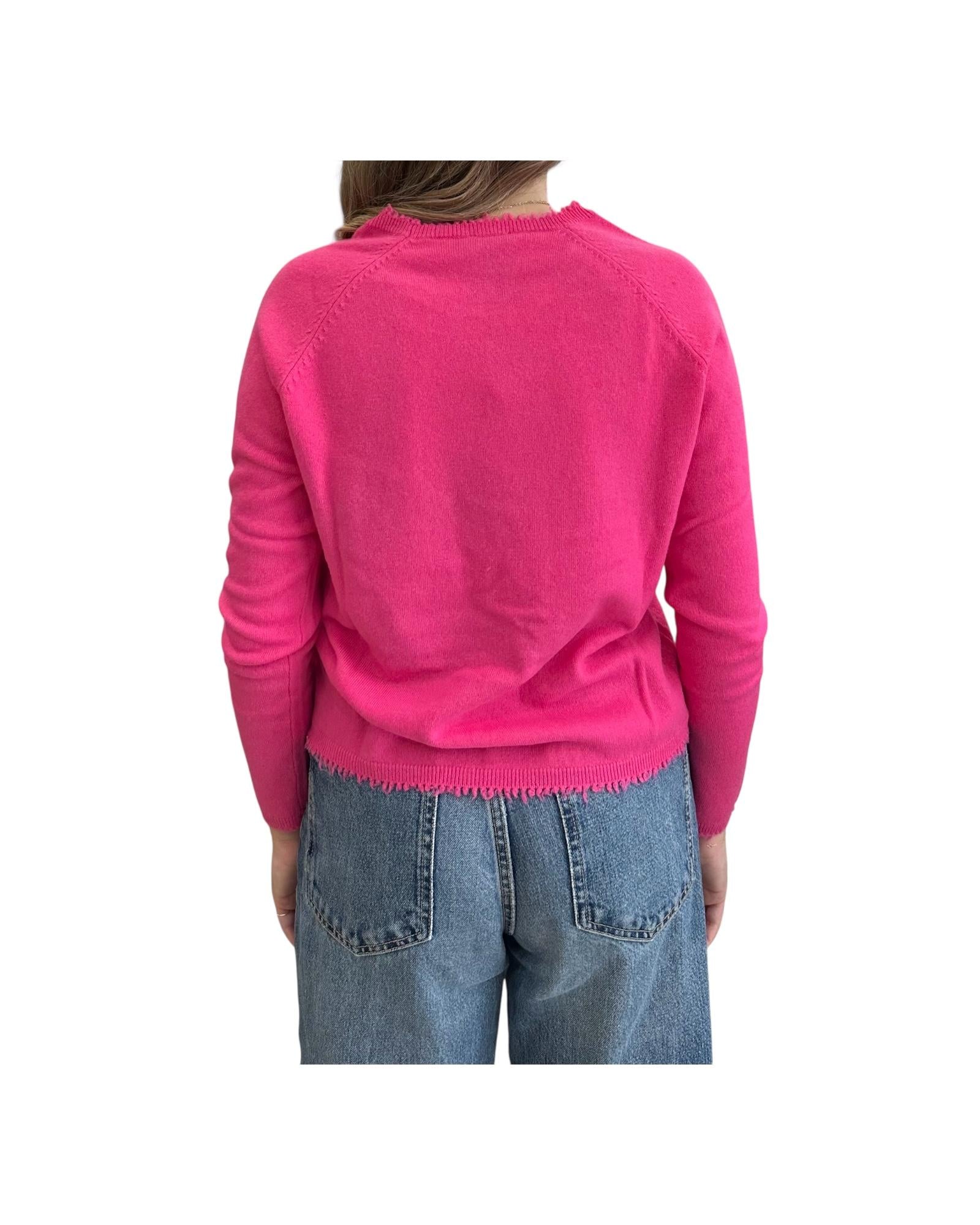 Maglia in Lana merino Fuxia MS39 0009 Since're Paris 