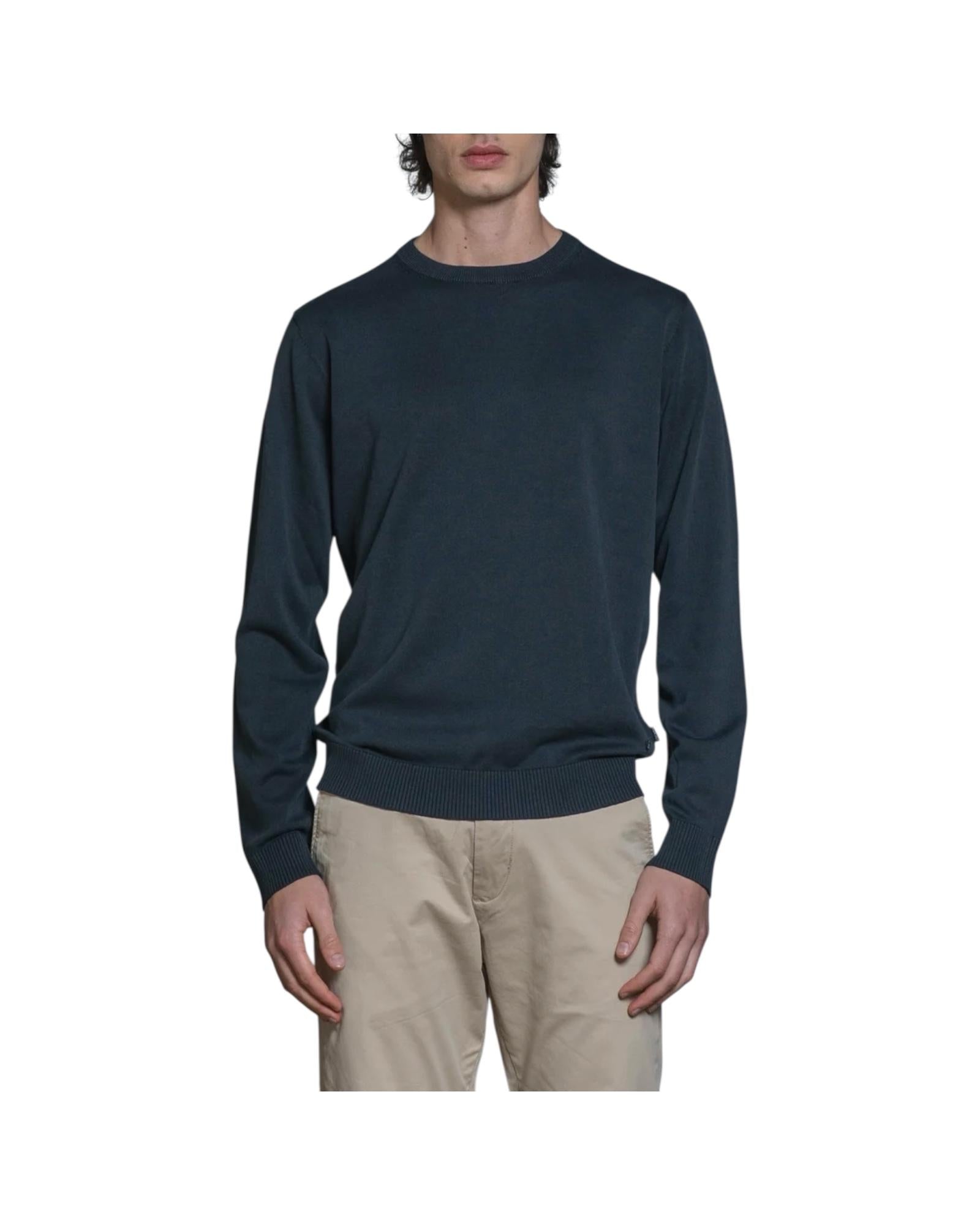 Maglione Acid wash Navy LORIS CTNC01 IMPURE