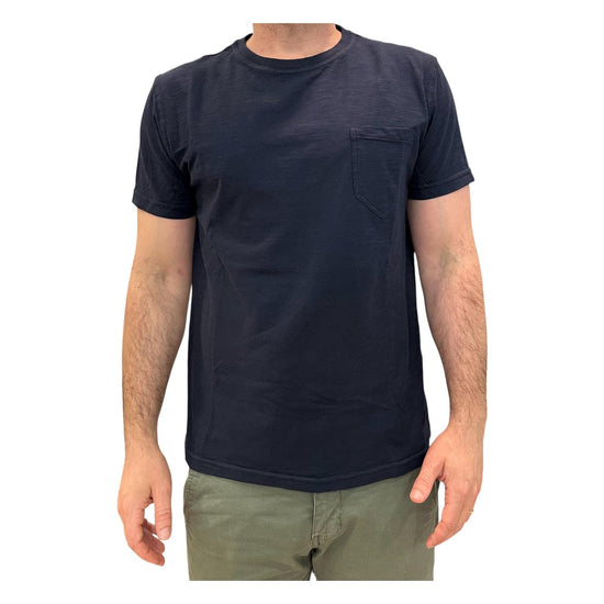 T-shirt Uomo Casco Bay Fiammata Navy 1001 NAVY BL'KER 
