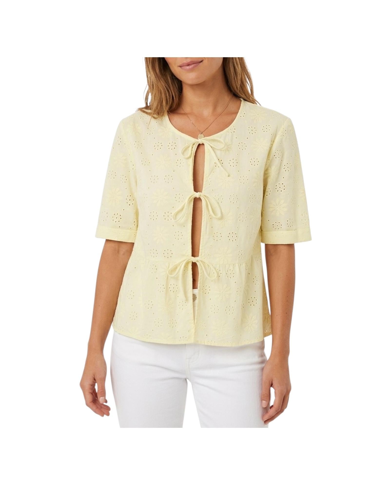 Camicia San Gallo Giallo AYO0001 00480L MC2 SAINT BARTH 