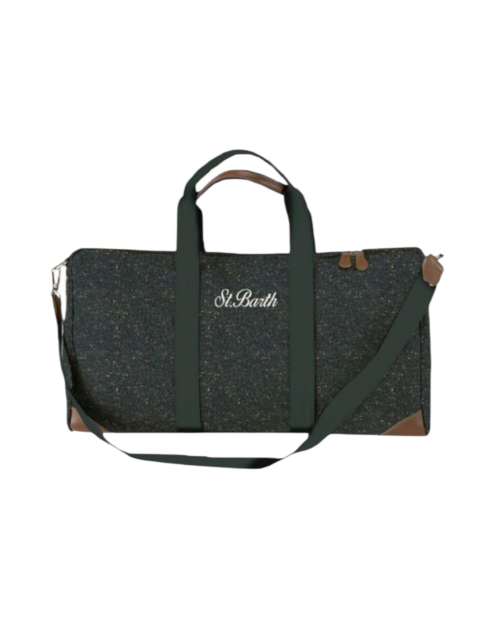 Borsone da viaggio in lana Verde JTEL0011 00302I MC2 SAINT BARTH 