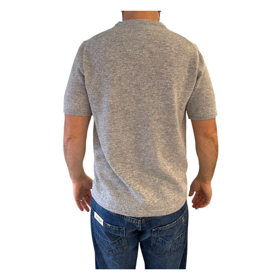 Maglia a maniche corte Grigio 0037 10 WOOL&CO 