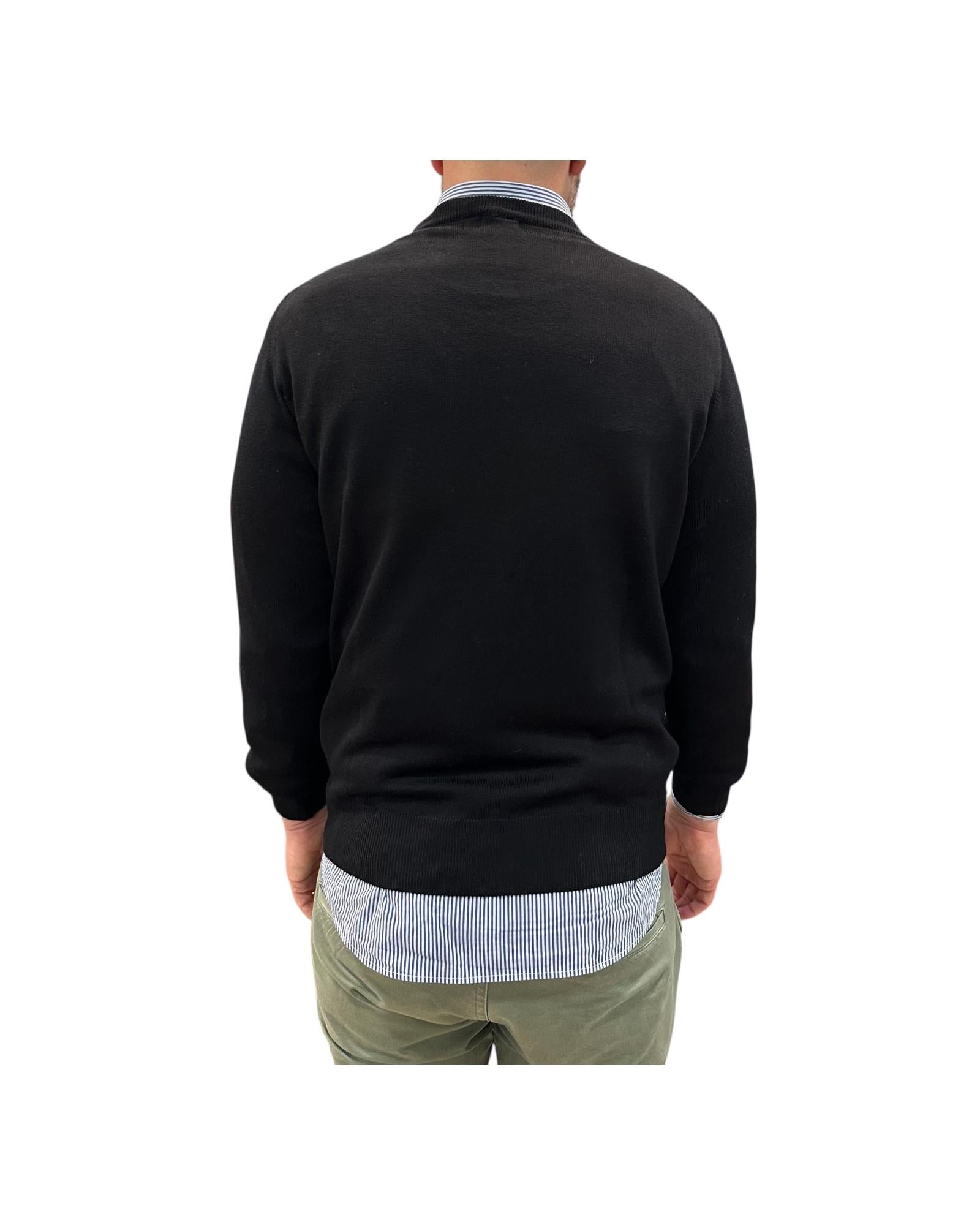 Maglia girocollo Nero 12200 121 RETOIS 