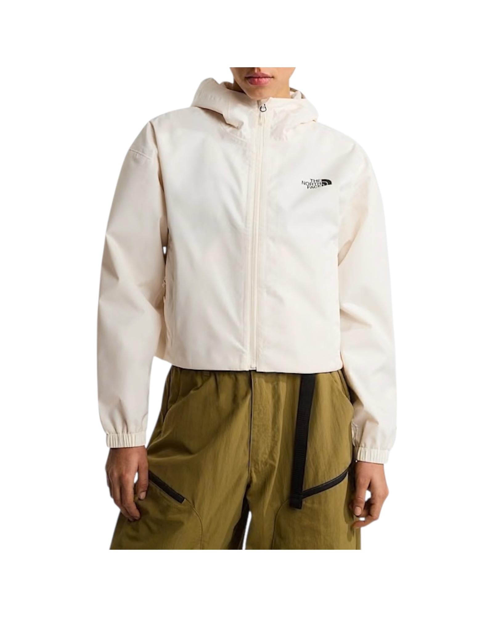 Giacca corta in vita Quest Dryvent White dune W QUEST MONO CROPPED WHITE DUNE THE NORTH FACE 