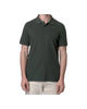 Amedee Pique solid color green blackish