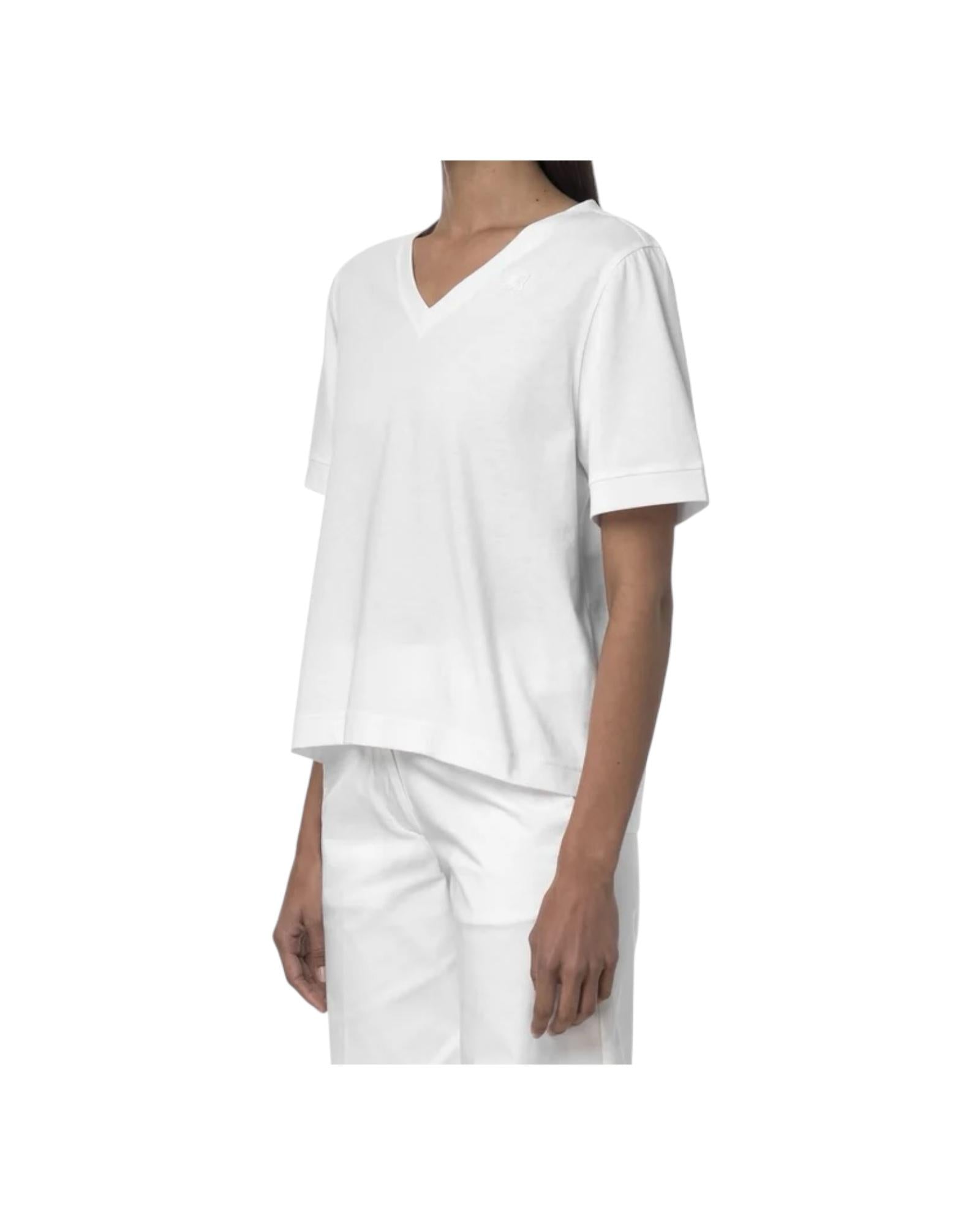 Leda Jersey tinta unita bianco K2148FW 001 K-way 