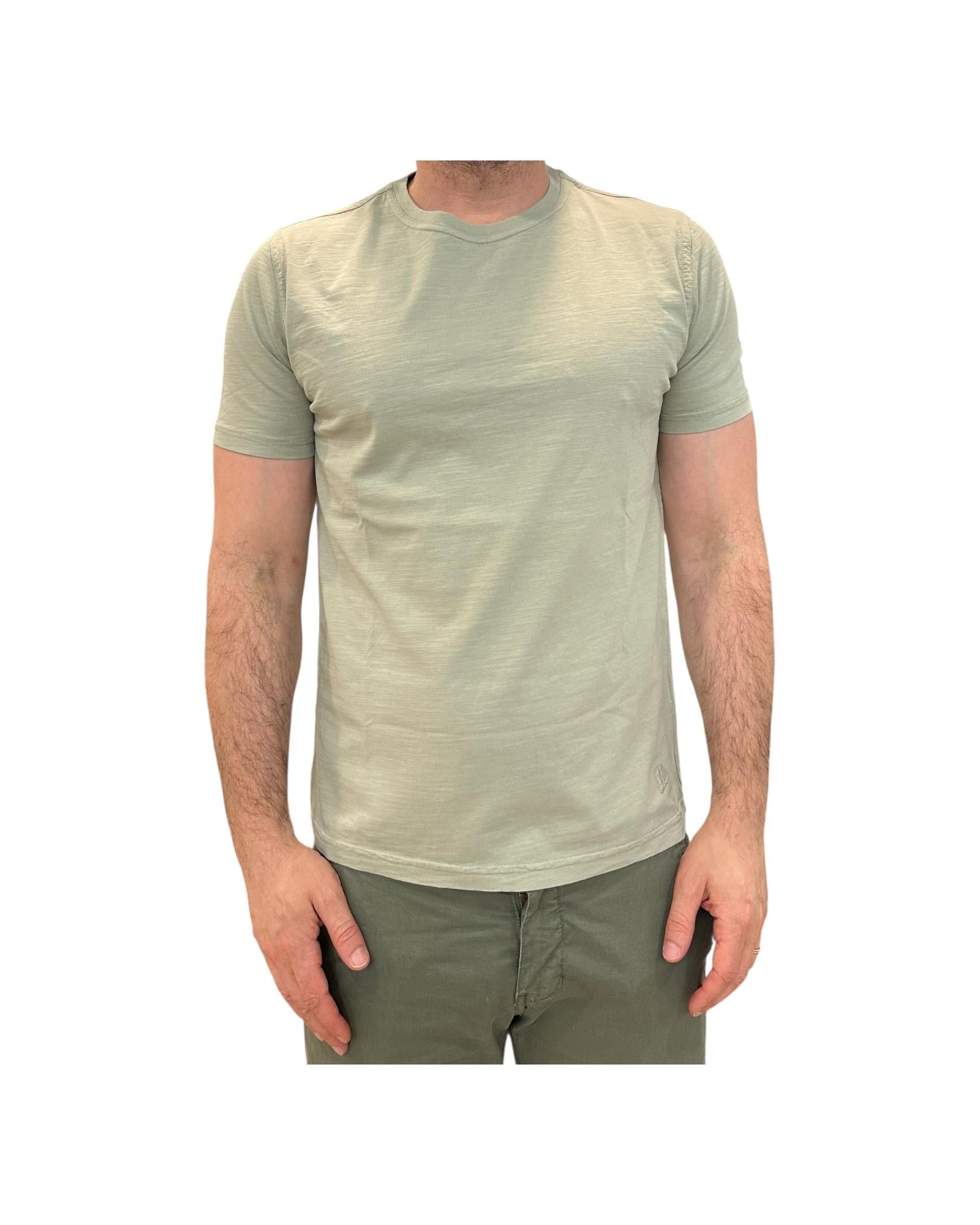 T-shirt uomo Eagle Lake Fiammata senza taschino sage. 1009 SAGE BL'KER