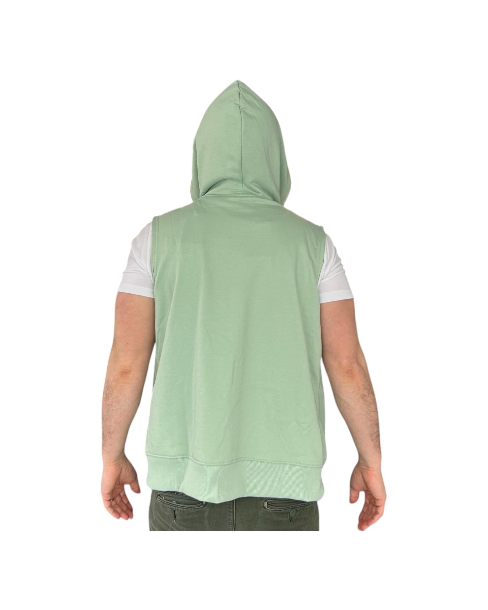 Gilet con cappuccio verde menta 503 VERDE MENTA RE.VI.VAL 