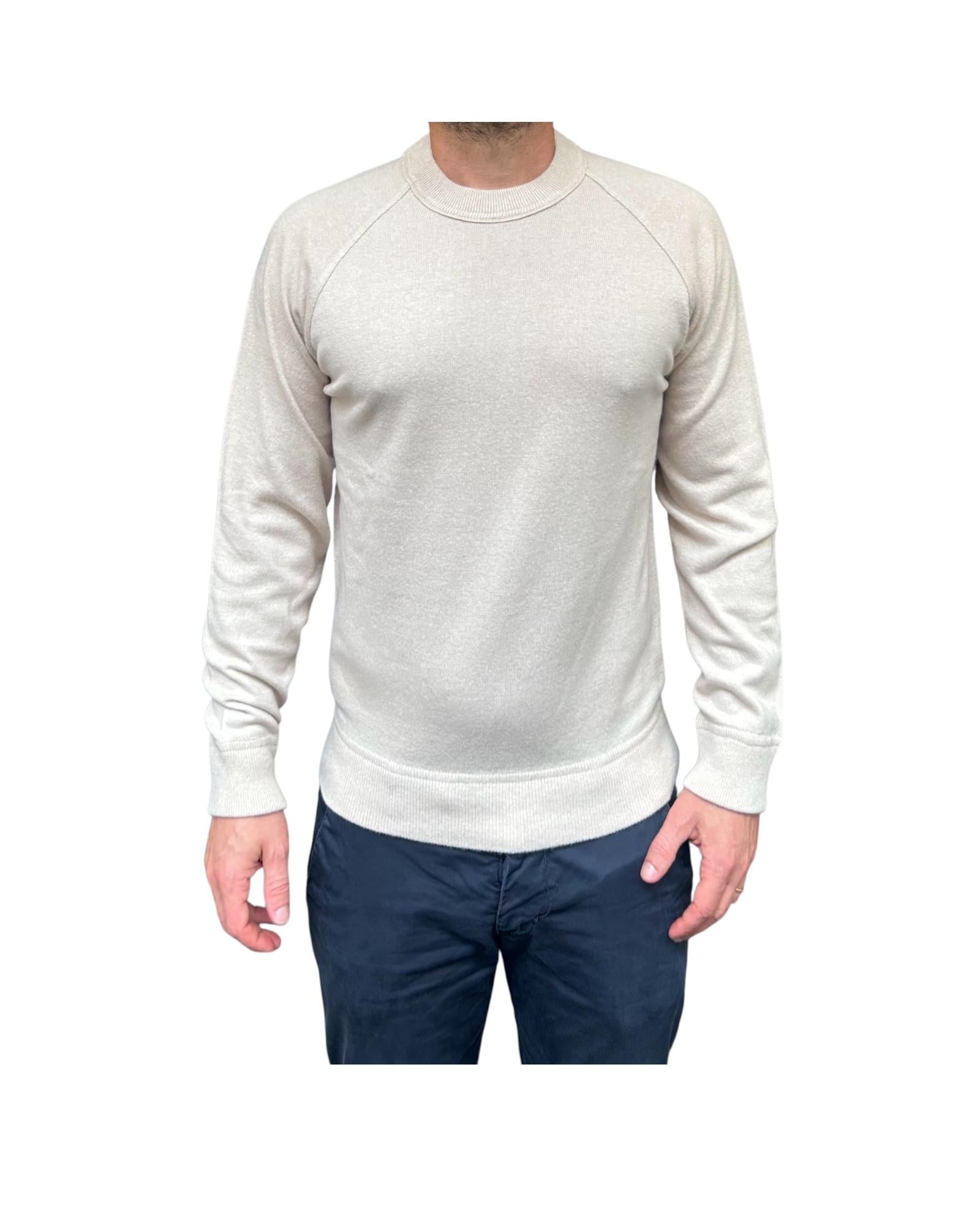 Maglione taglio felpa Sand W9009 SAND BL'KER 