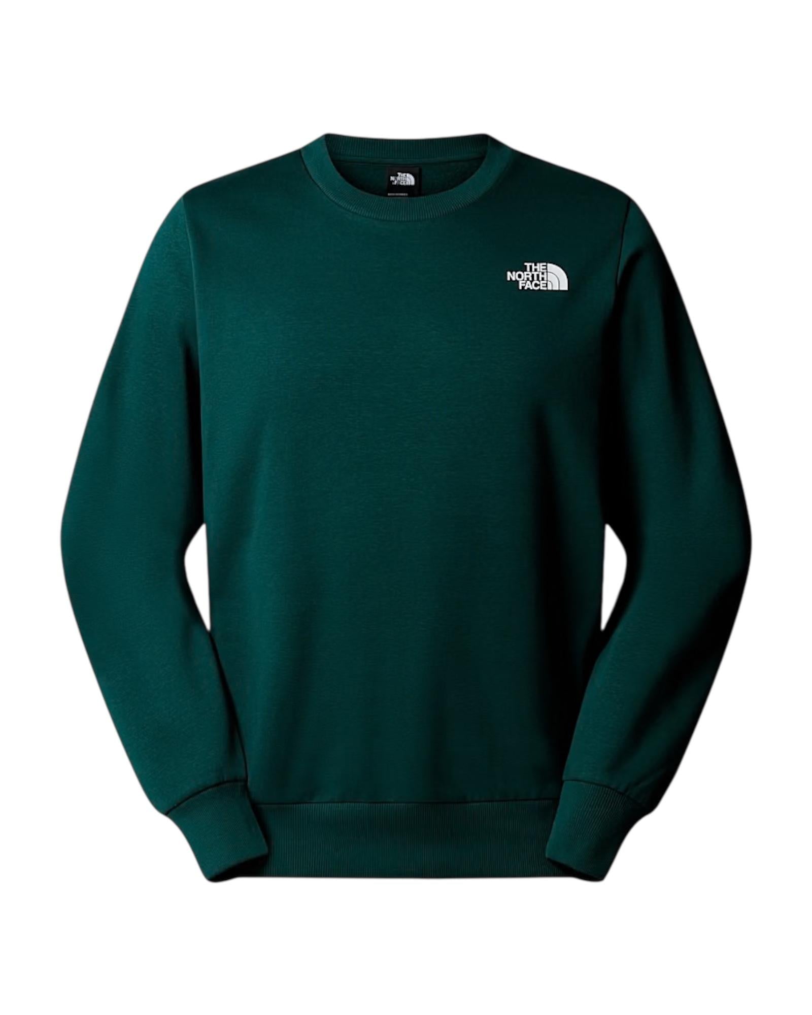 Felpa Simple Dome Hunter Green Uomo NF0A89FB HUNTER GREEN THE NORTH FACE 