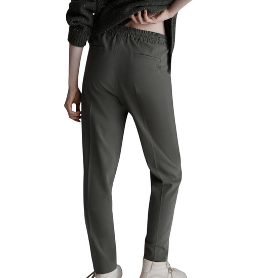 Jogger in twill stretch Oliva SEME 002 MARELLA 