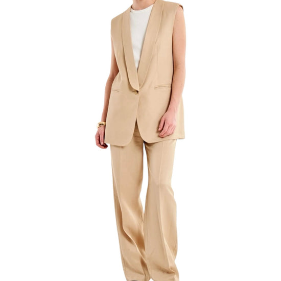 Gilet Smanicato Beige TAB0243 BEIGE VICOLO 
