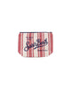 Pochette Aline in lino a righe