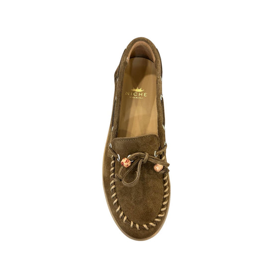 Mocassino in pelle scamosciata Tabacco 4482 TABACCO NICHE 