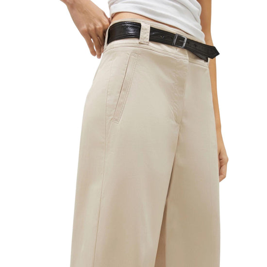 Pantalone Soraia in raso stretch sabbia SORAIA 002 MARELLA 