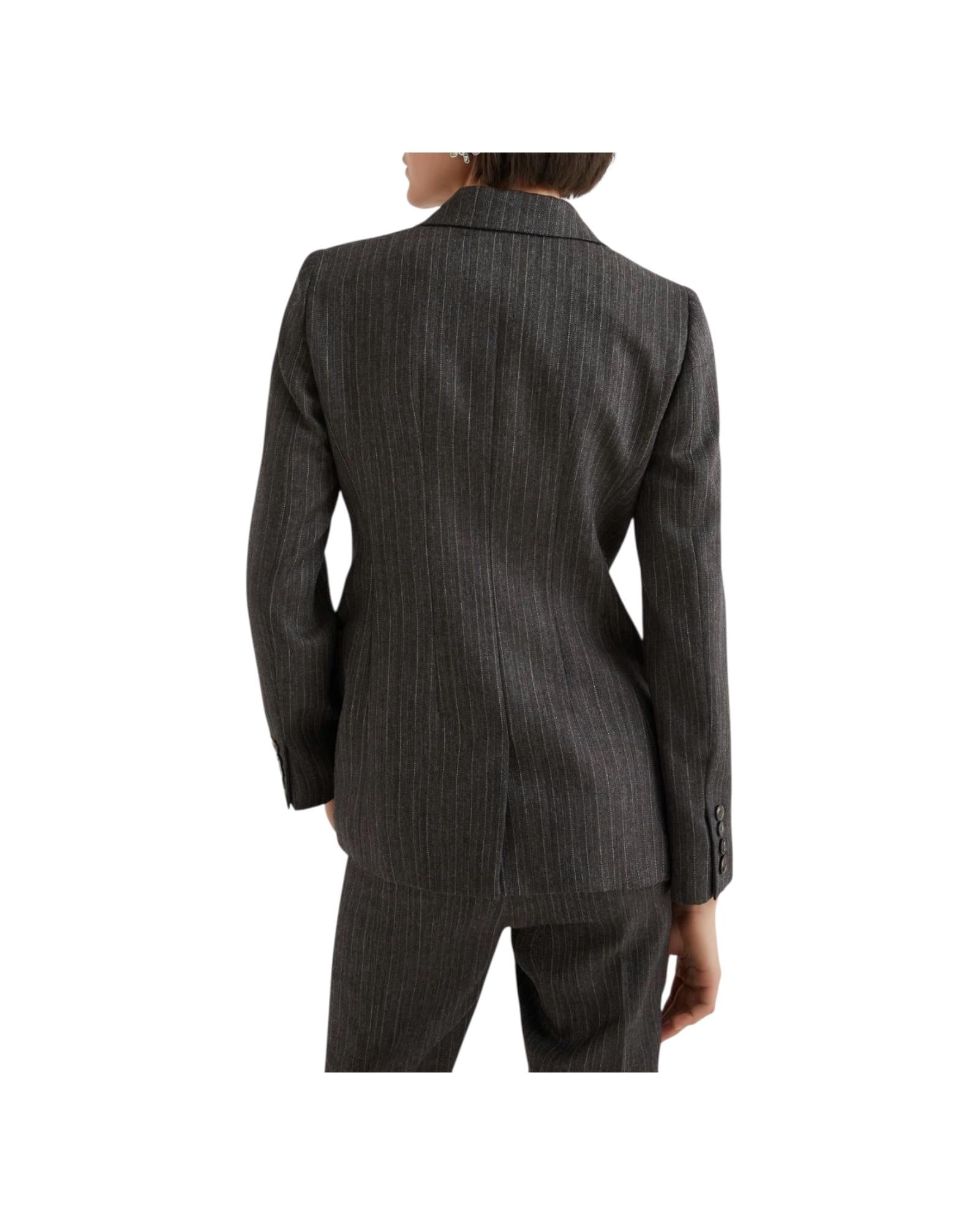 Blazer Doppiopetto in pura lana Grigio ANDREIS 005 MARELLA 