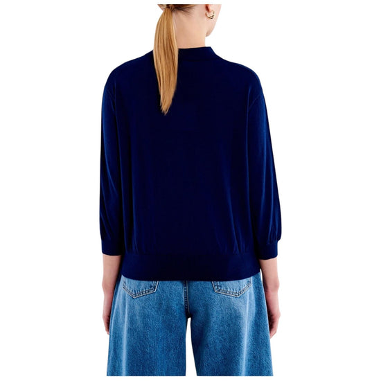 Polo manica 3/4 Blu 22064AB BLU VICOLO 