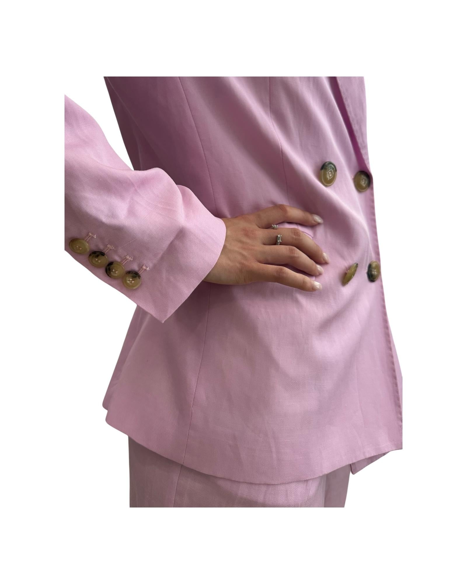 Blazer Doppio Petto Pink SI95 0004 SINCE'RE PARIS 
