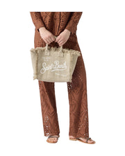Borsa Colette in lino Beige
