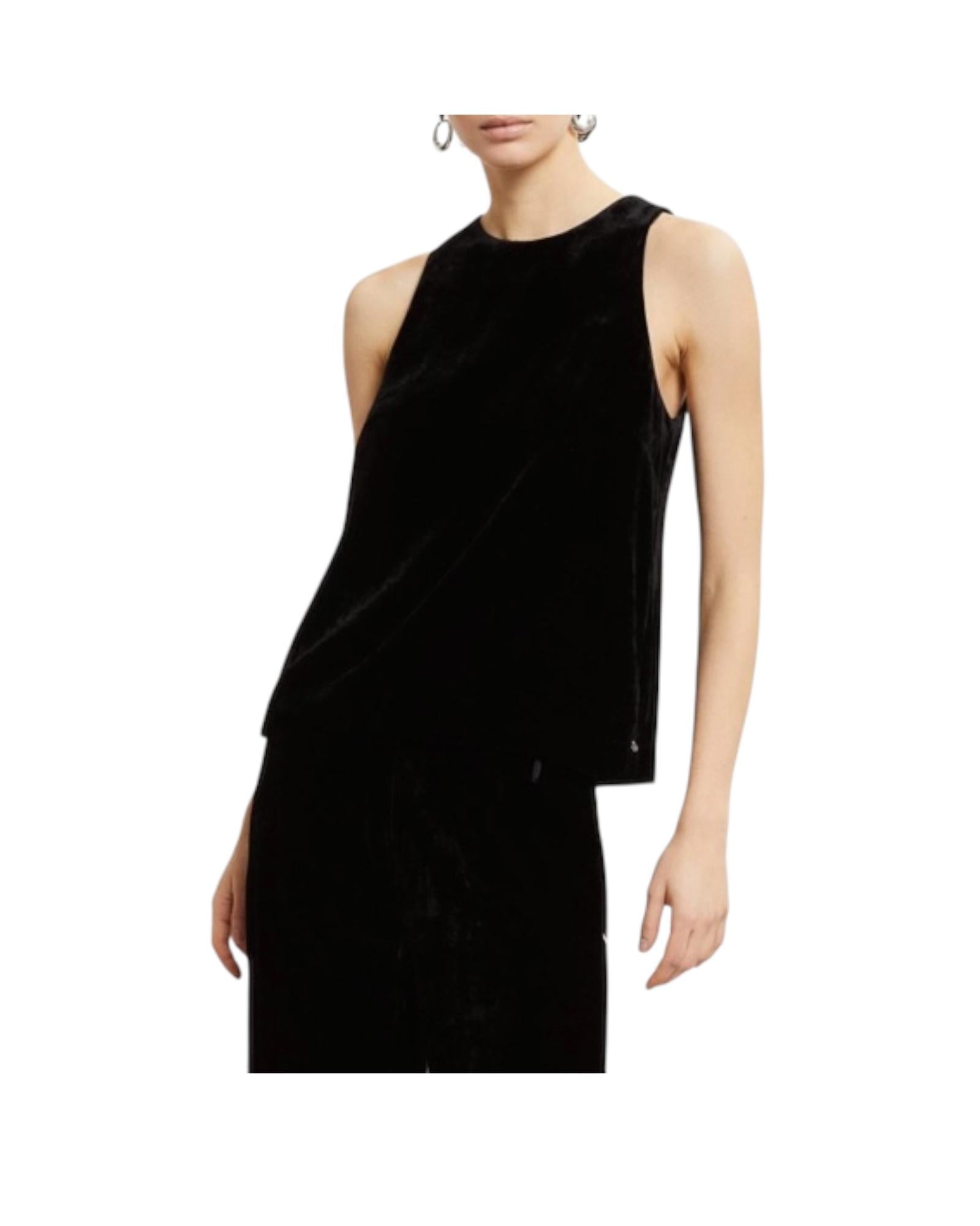 Top fluido Nero RXE TT9229 NERO OTTOD'AME 