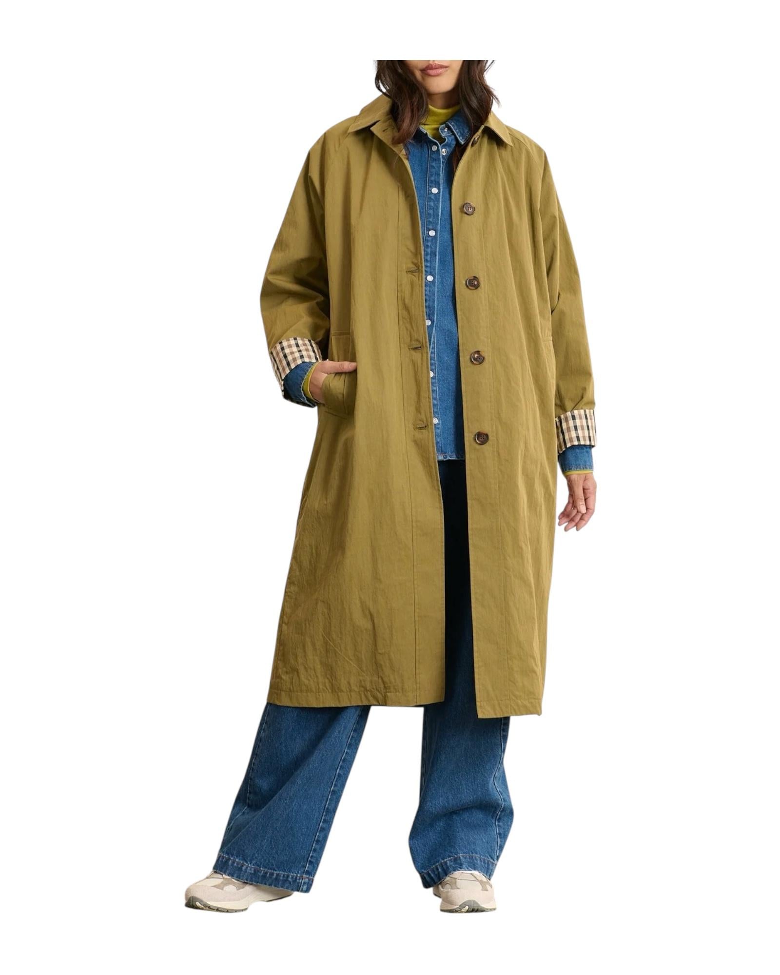 Trench in misto cotone Kakhi 2001 VANCOUVER KAKHI GARANCE PARIS